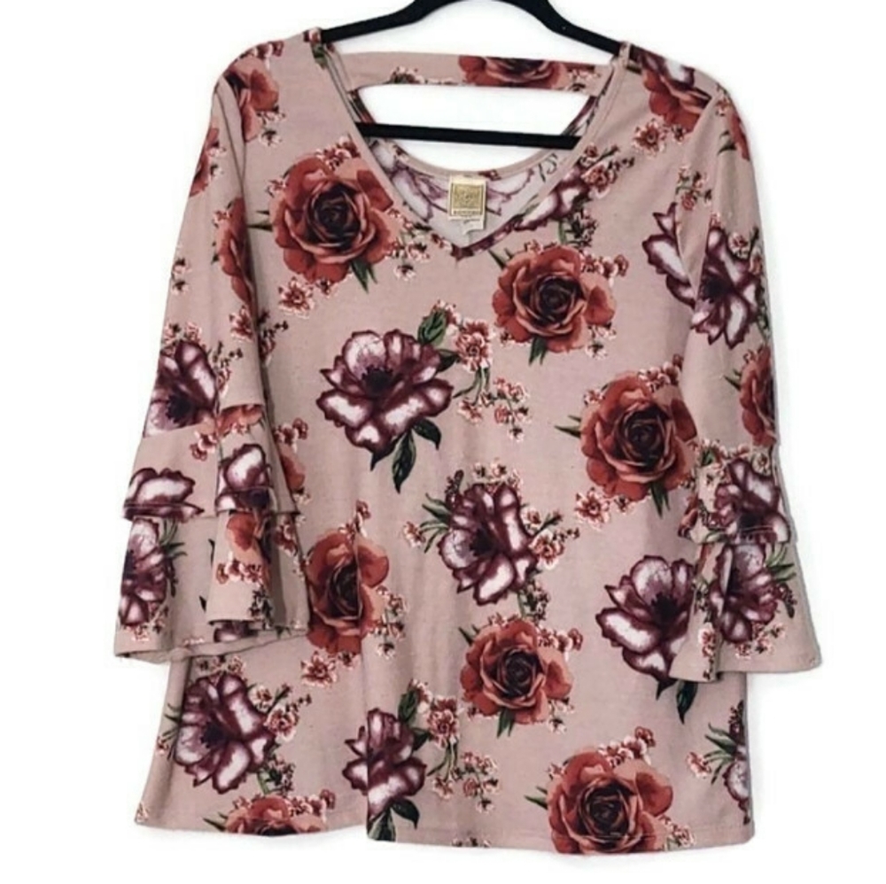 Floral Top Size Large